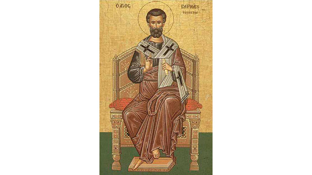 Icono de San Bernabé