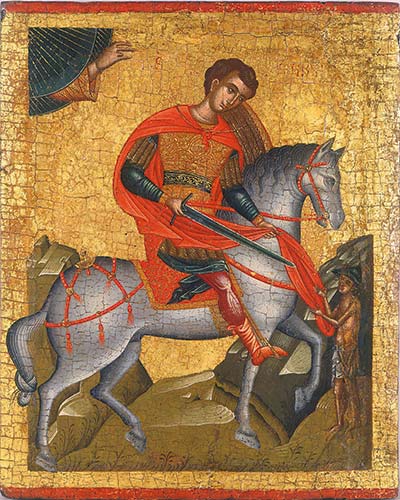Icono de San Martín de Tours