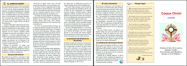 Tríptico El Corpus Christi
