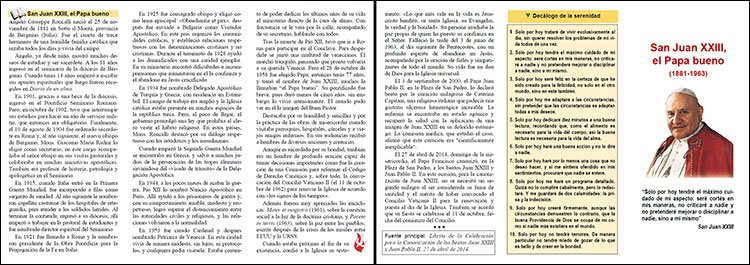 Tríptico San Juan XXIII, el Papa bueno