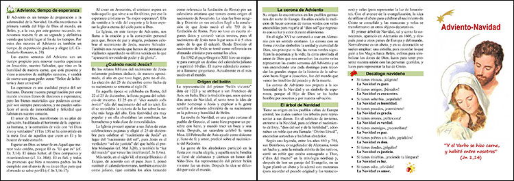 Tríptico Adviento, tiempo de esperanza