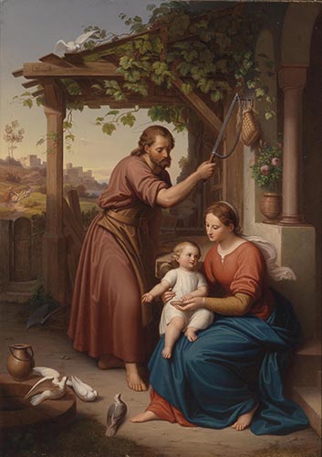 María y José con el niño Jesús