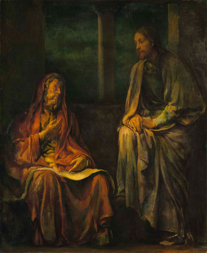 Visita de Nicodemo a Cristo