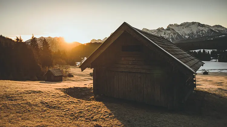 Casa en la montaña
