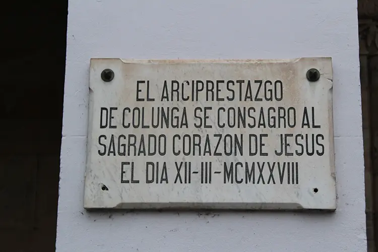 Colunga - Consagración