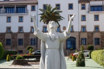 Imagen del Sagrado Corazón en el Seminario de Cáceres